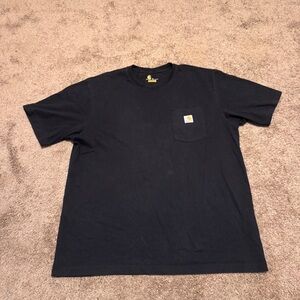 Carhartt Shirt Mens XL Black Short Sleeve Original Fit Workwear Casual